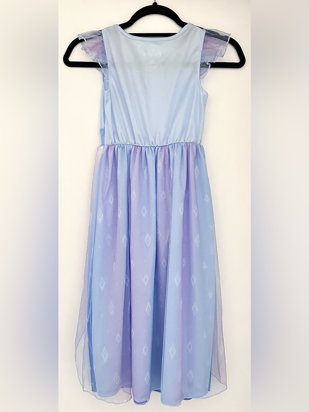 NWOT Disney Purple and Blue Elsa Nightgown with Sheer Overlay Size 8 (M) - Picture 5 of 9